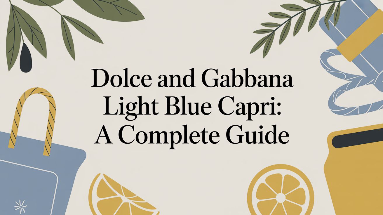 Dolce and Gabbana Light Blue Capri: A Complete Guide