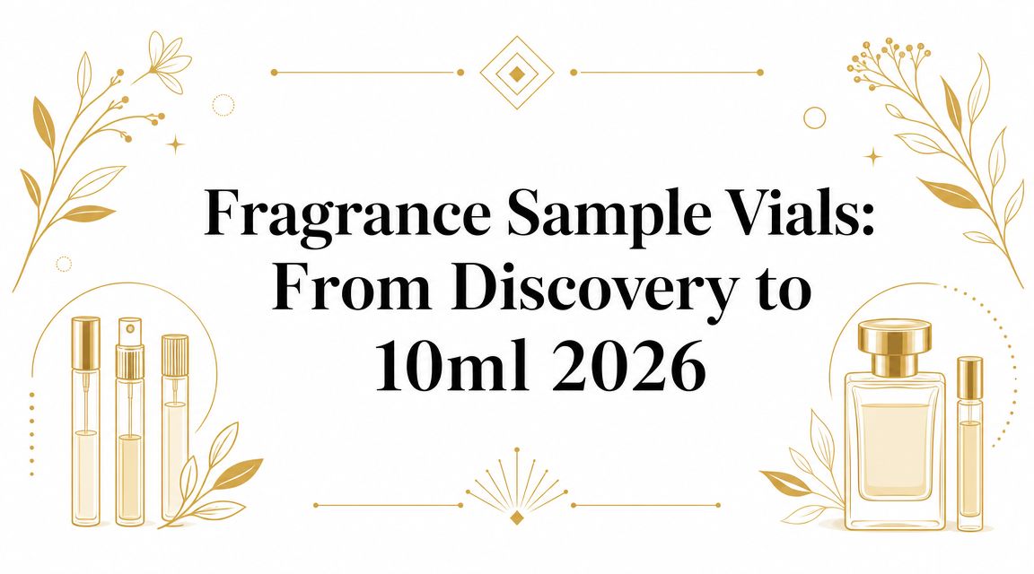 Fragrance Sample Vials: From Discovery to 10ml 2026