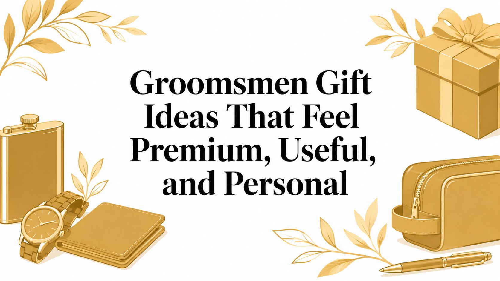 Groomsmen Gift Ideas That Feel Premium, Useful, and Personal