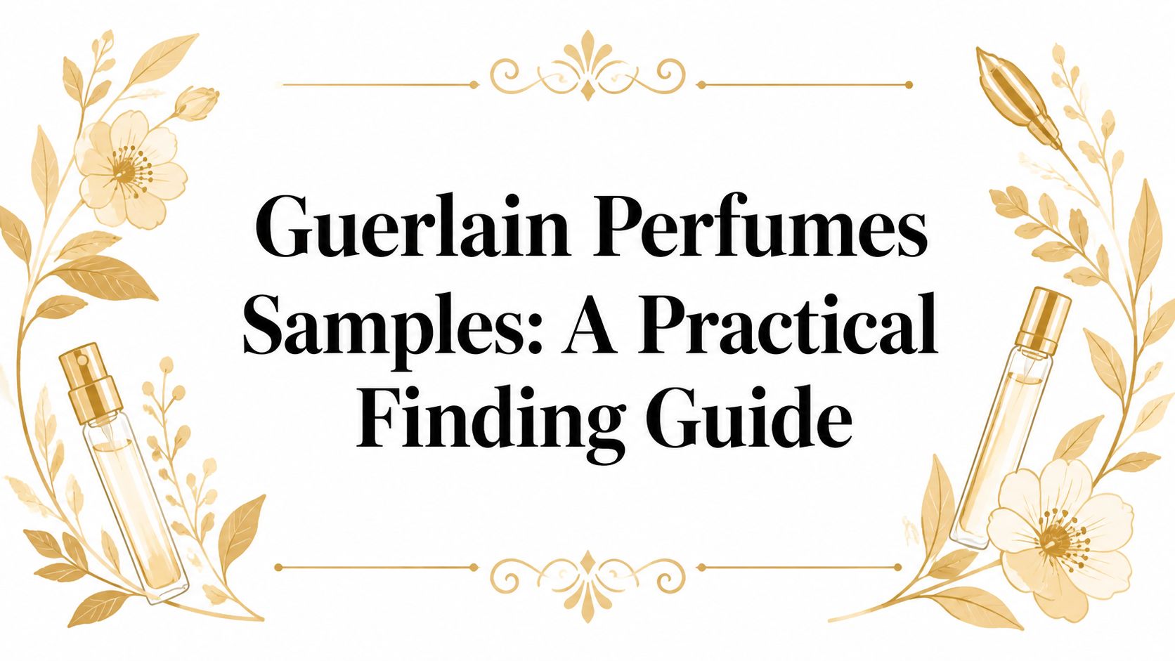 Guerlain Perfumes Samples: A Practical Finding Guide