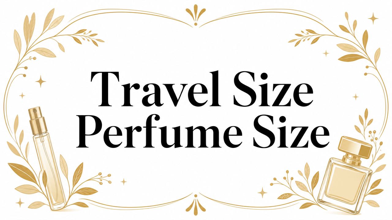 Travel Size Perfume Size