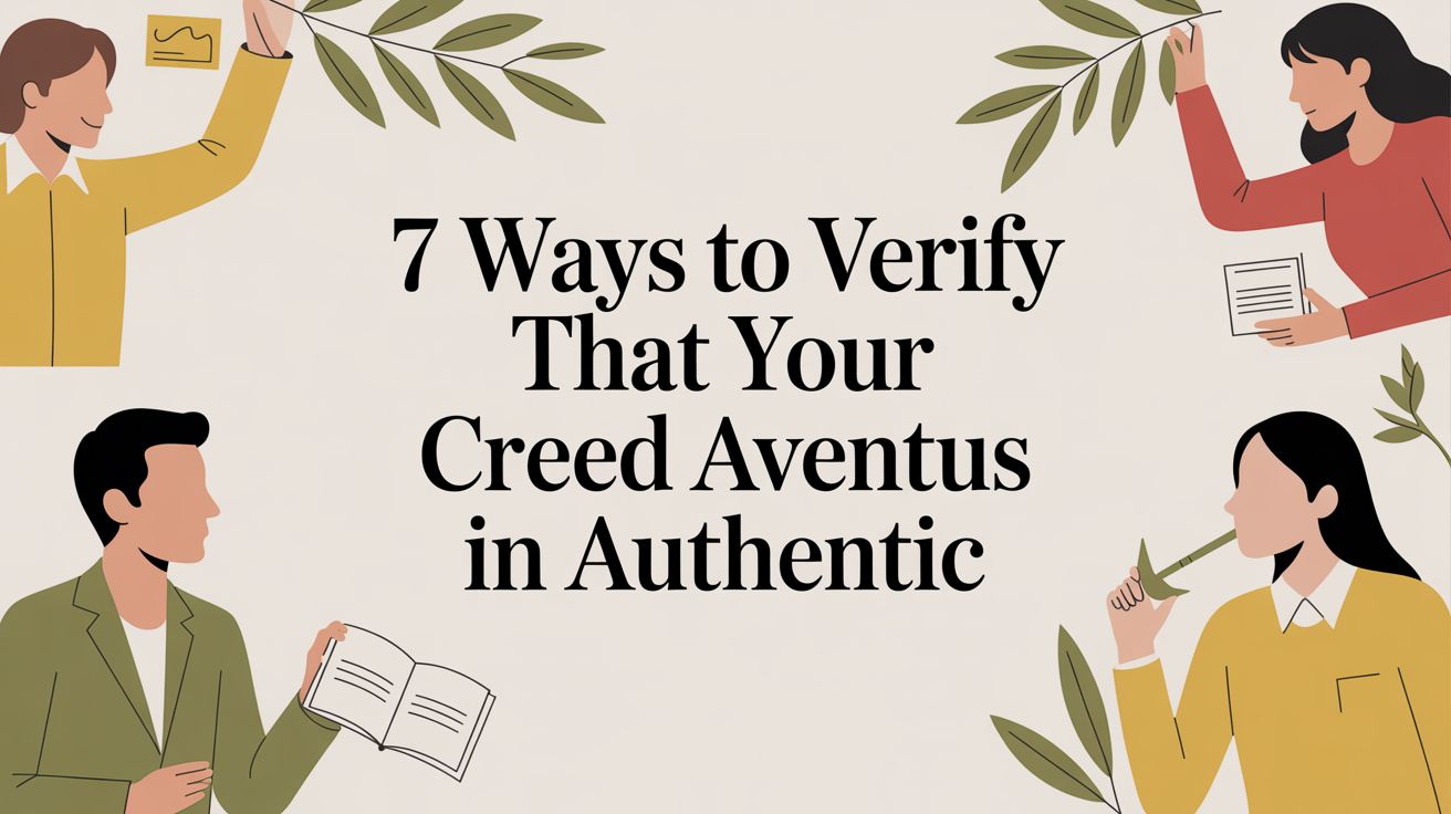 7 Ways to Verify that your Creed Aventus in Authentic