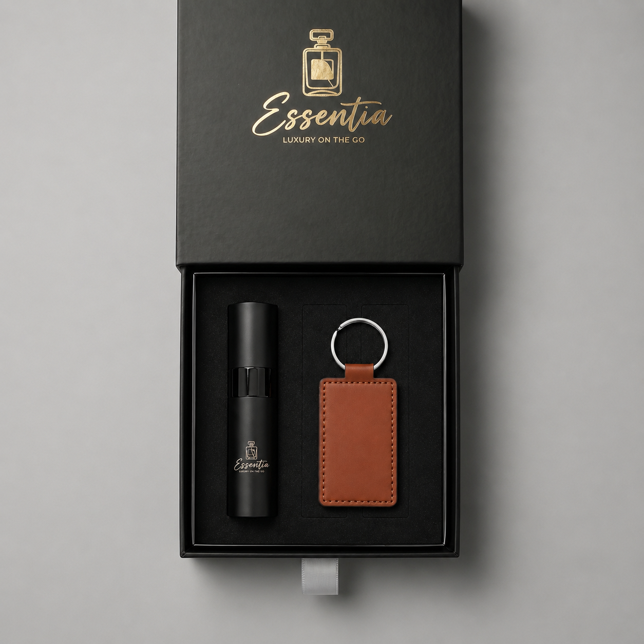 Essentia Signature Scent Gift Box with Custom Keychain