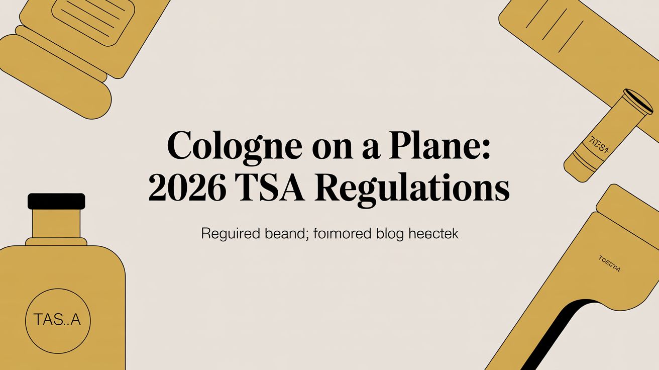 Cologne On a Plane: 2026 TSA Regulations