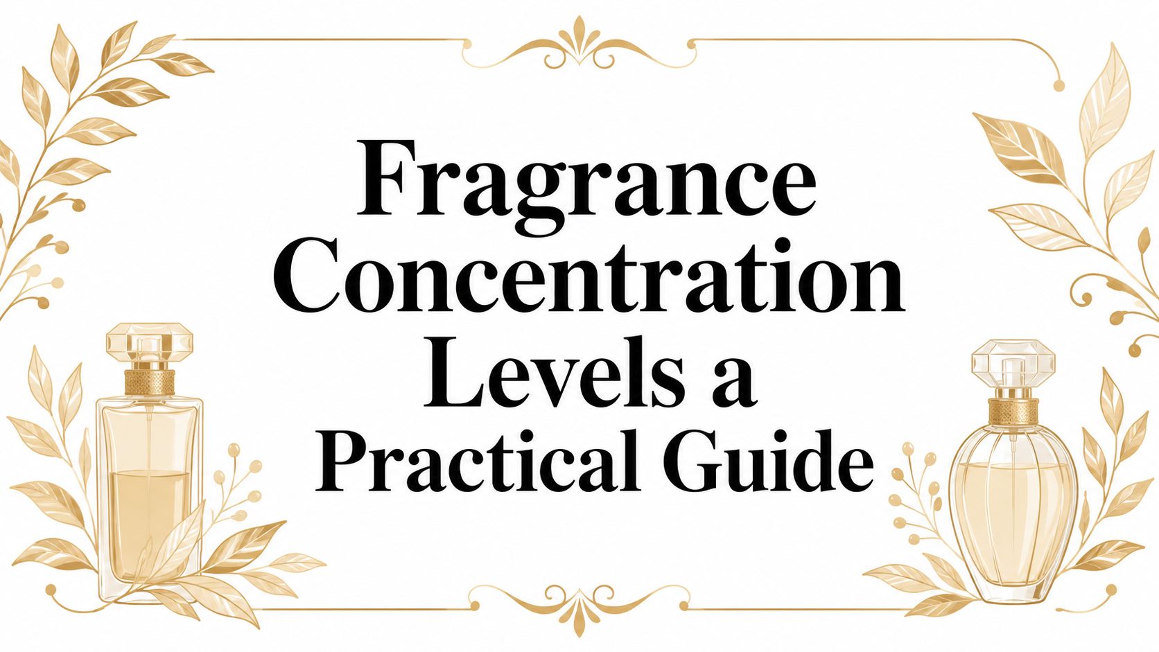 Fragrance Concentration Levels a Practical Guide