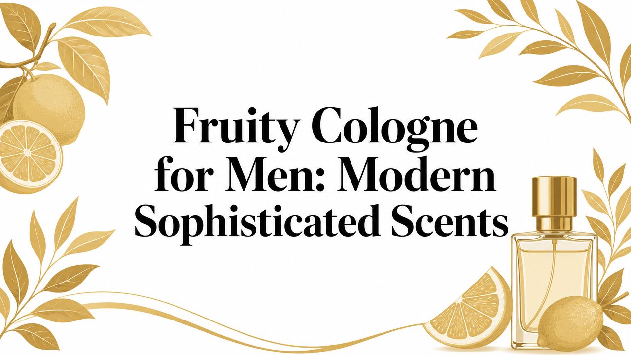 Fruity Cologne for Men: Modern Sophisticated Scents