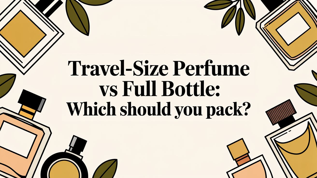 Travel-Size Perfume vs Full Bottle: Which Should You Pack?