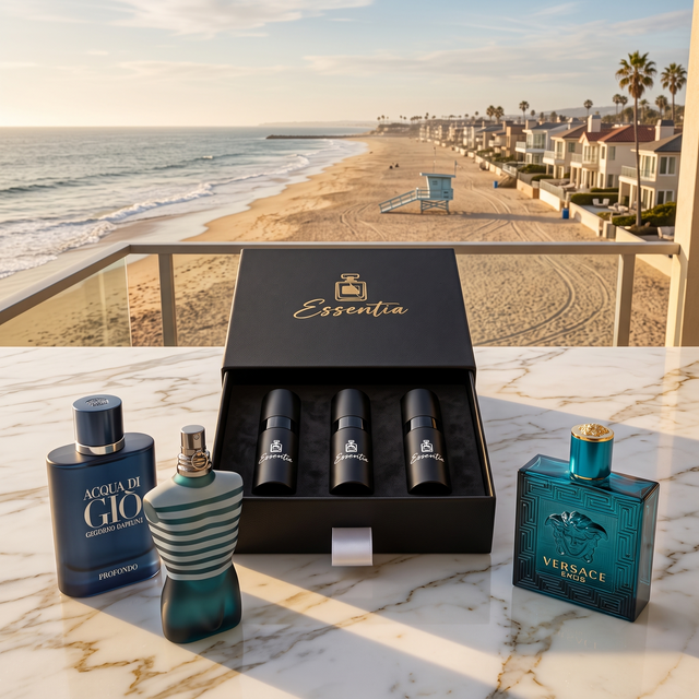 Newport Afternoon men’s 10ml fragrance bundle by Essentia