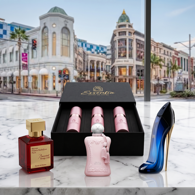 The Luxury Set for Her — Baccarat Rouge 540 Extrait, PDM Delina & Good Girl